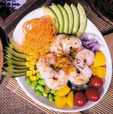 Wasabi Shrimp Poke
